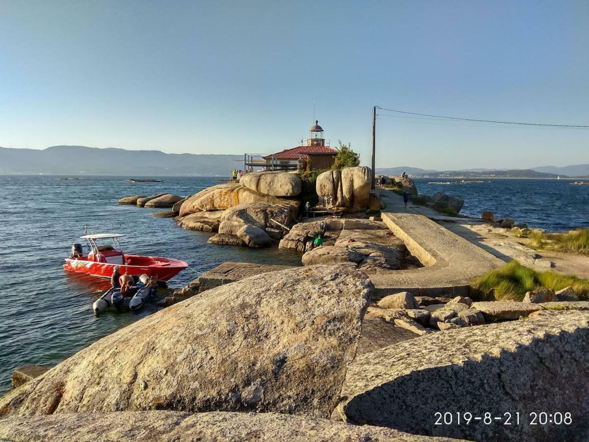 Piso Illa De Arousa, Rison Apartment Bagian luar foto