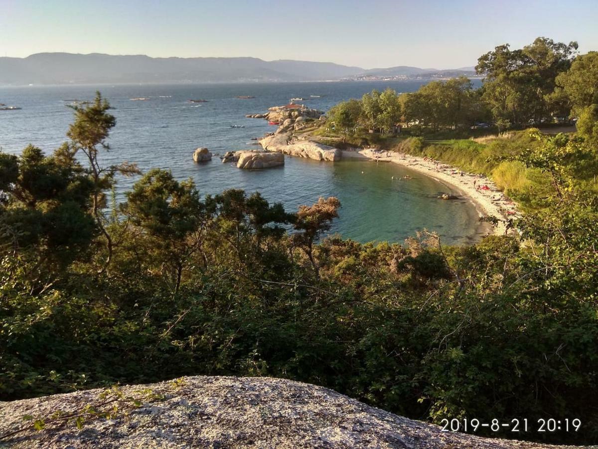 Piso Illa De Arousa, Rison Apartment Bagian luar foto